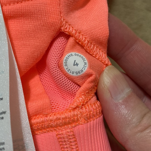 Lululemon Sunset Energy Sports Bra High Neck Long Line Rib - Picture 6 of 9